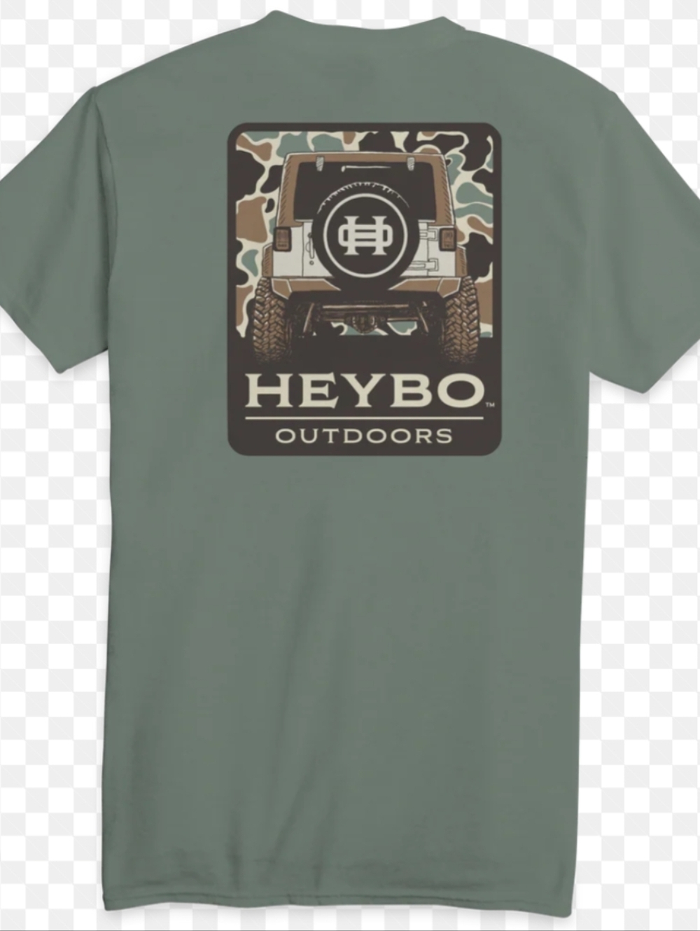 NWT Heybo Camo Jeep Tee